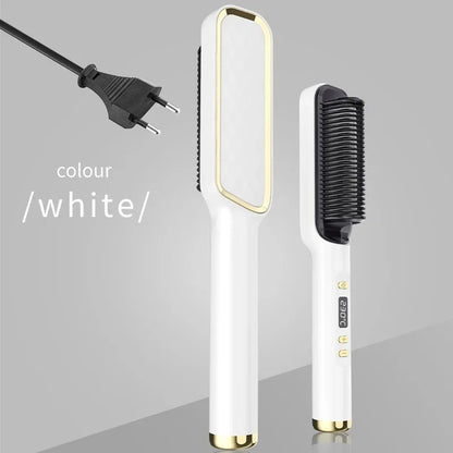 SilkStraight Pro™ – Ionic Heated Hair Straightening Brush