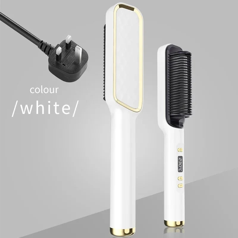 SilkStraight Pro™ – Ionic Heated Hair Straightening Brush