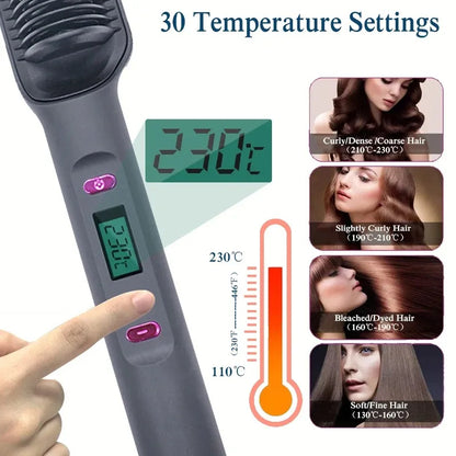 SilkStraight Pro™ – Ionic Heated Hair Straightening Brush
