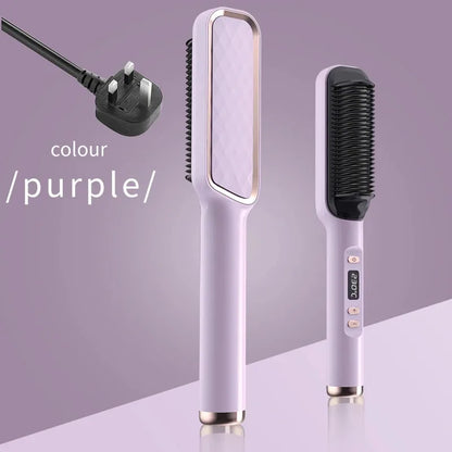 SilkStraight Pro™ – Ionic Heated Hair Straightening Brush