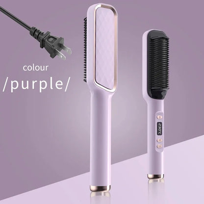 SilkStraight Pro™ – Ionic Heated Hair Straightening Brush