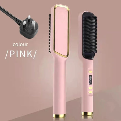 SilkStraight Pro™ – Ionic Heated Hair Straightening Brush