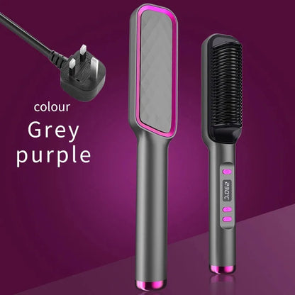 SilkStraight Pro™ – Ionic Heated Hair Straightening Brush