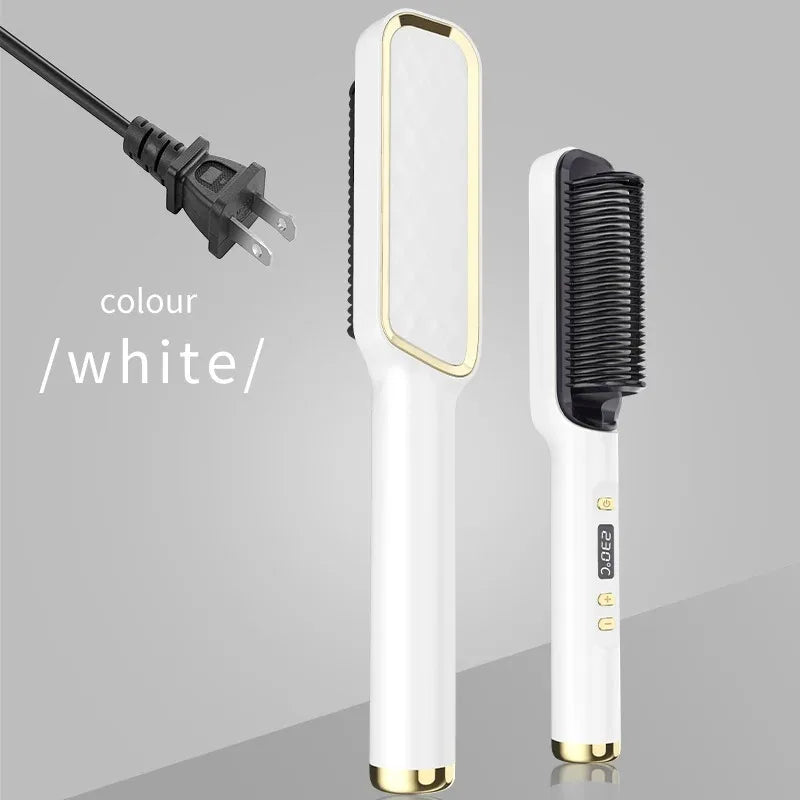SilkStraight Pro™ – Ionic Heated Hair Straightening Brush