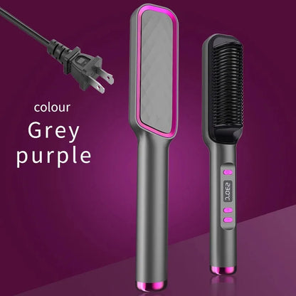SilkStraight Pro™ – Ionic Heated Hair Straightening Brush