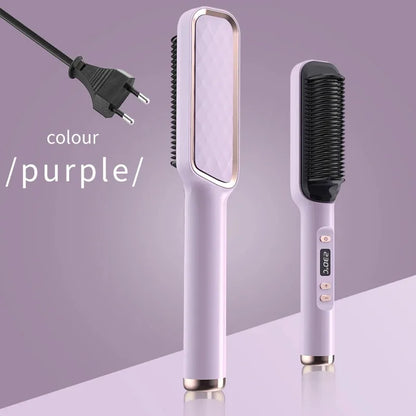 SilkStraight Pro™ – Ionic Heated Hair Straightening Brush