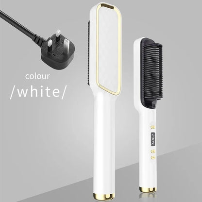 SilkStraight Pro™ – Ionic Heated Hair Straightening Brush
