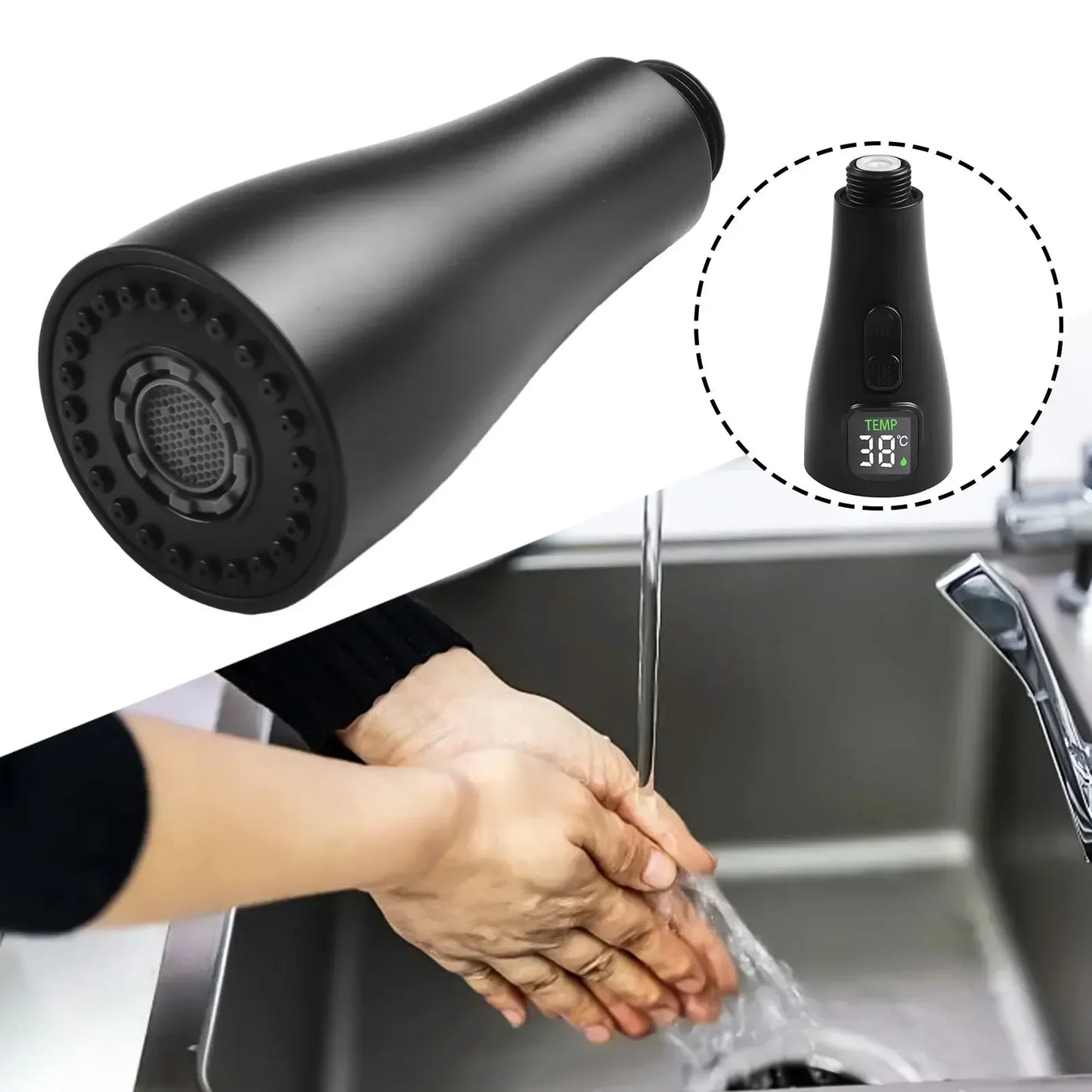 Smart LED Kitchen Faucet